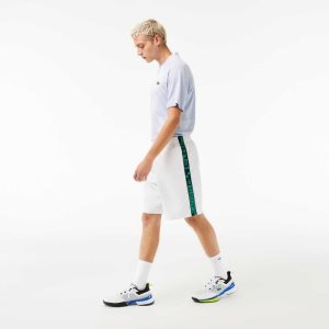 Lacoste SPORT Taffeta Tennis Shorts White | HSU-650497