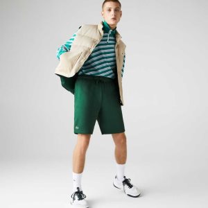 Lacoste SPORT Tennis Fleece Shorts Green | IWK-792603