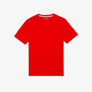 Lacoste Short Sleeve Lounge T-Shirt Red | GRE-421508