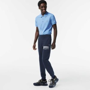 Lacoste Slim Fit Track Pants Blue | DKY-869723