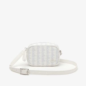 Lacoste Small Monogram Print Cross Body Bag Mono Farine Panorama | ORL-482310