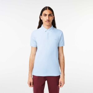 Lacoste Smart Paris Polo Stretch Cotton Light Blue | HTN-304618