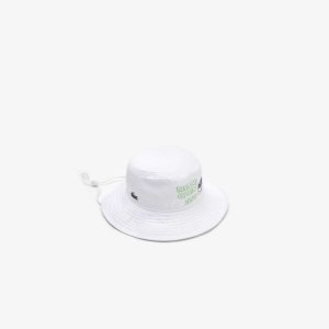 Lacoste Sport Miami Open Edition Hat White | ZDN-780945