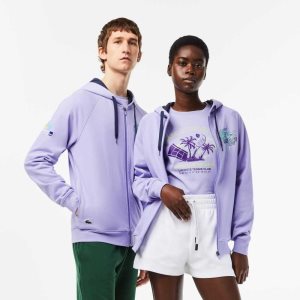 Lacoste Sport Miami Open Edition Hoodie Purple | BUY-405897