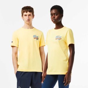 Lacoste Sport Miami Open Edition T-shirt Yellow | GXF-293410