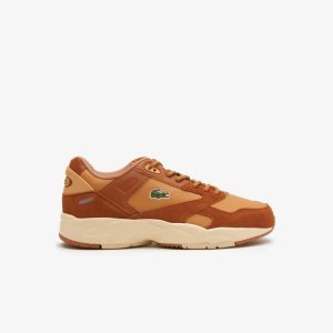 Lacoste Storm 96 Lo Sneakers Brw/Lt Tan | SEA-247031