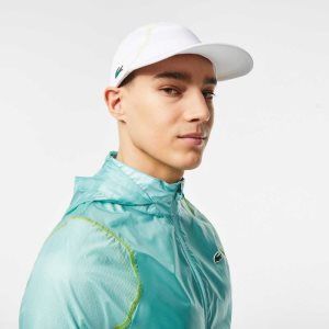 Lacoste Tennis Mesh Panel Cap White / Yellow | RLO-251689