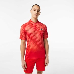 Lacoste Tennis x Novak Djokovic Player Version Polo Red / Orange | ZSN-938741