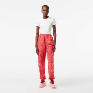 Lacoste Track Pants with Logo Print Orange / Red / Pink | FBY-623048