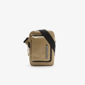 Lacoste Zipped Contrast Detail Satchel Lion Noir | QJG-493205