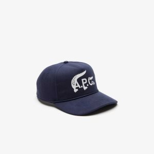 Lacoste x A.P.C. Organic Cotton Cap Blue | XWD-451230