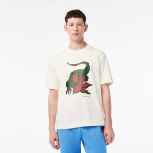 Lacoste x Netflix Organic Cotton T-Shirt Stranger Things | NJK-261450