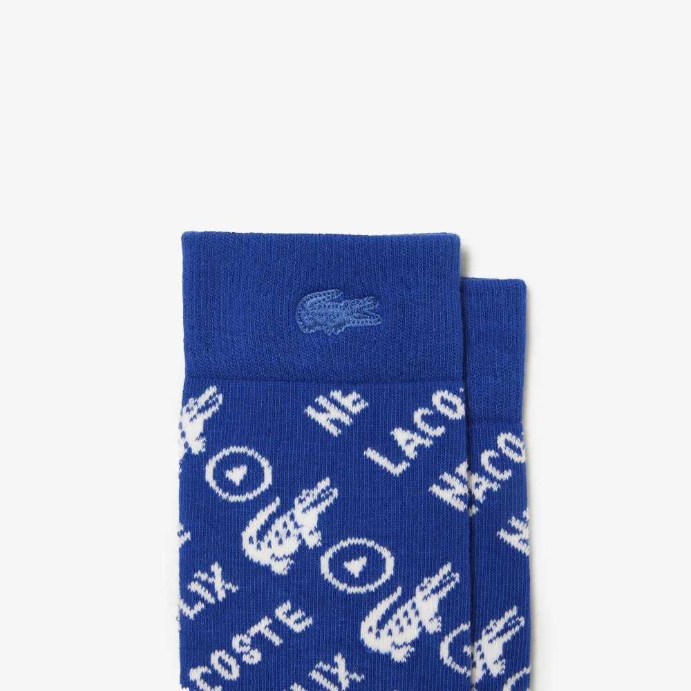 Lacoste 2-Pack x Netflix Socks White / Blue / Red | JZU-083156