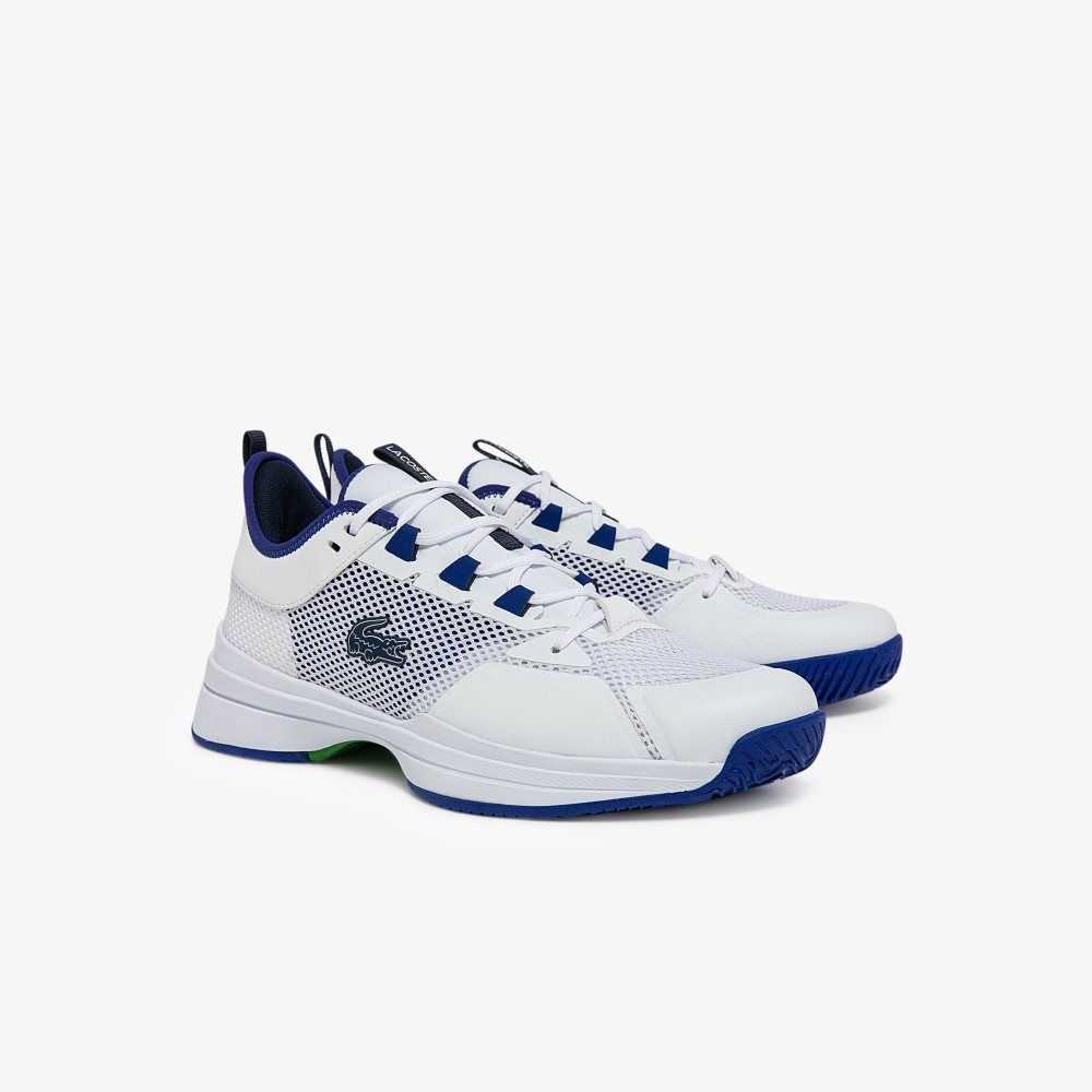 Lacoste AG-LT21 Tennis Shoes White/Blue | HWI-193485