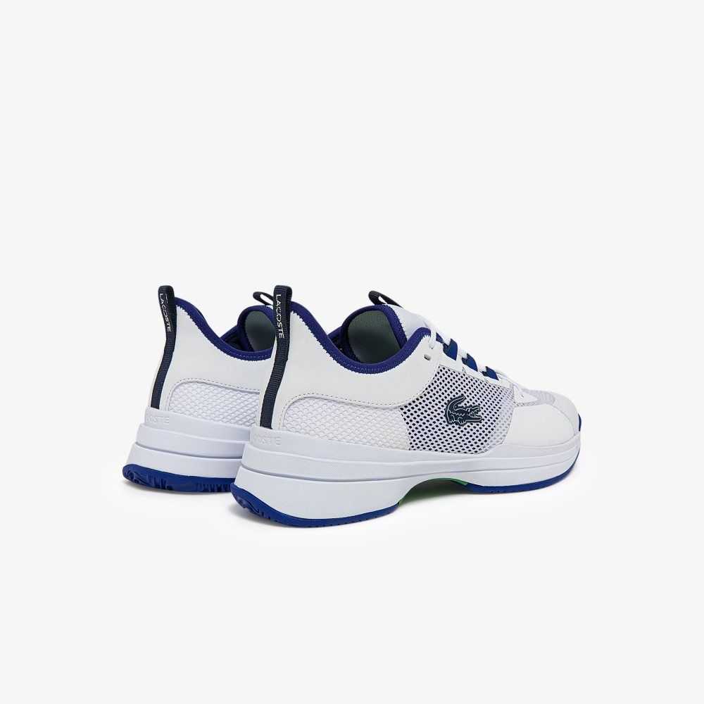 Lacoste AG-LT21 Tennis Shoes White/Blue | HWI-193485