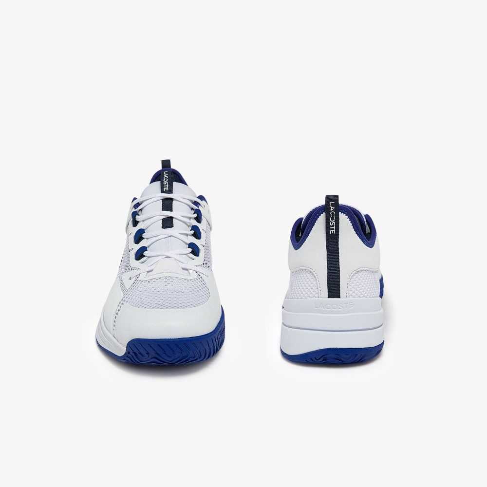 Lacoste AG-LT21 Tennis Shoes White/Blue | HWI-193485