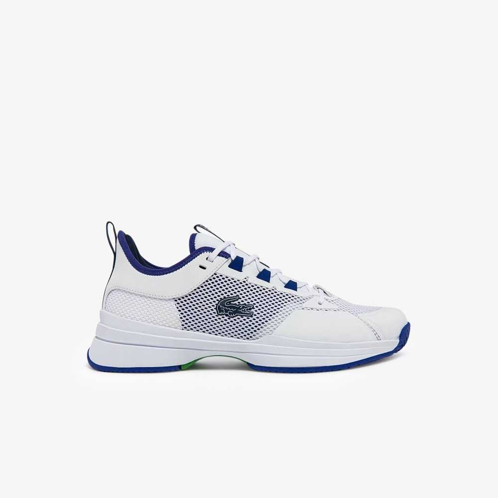 Lacoste AG-LT21 Tennis Shoes White/Blue | HWI-193485