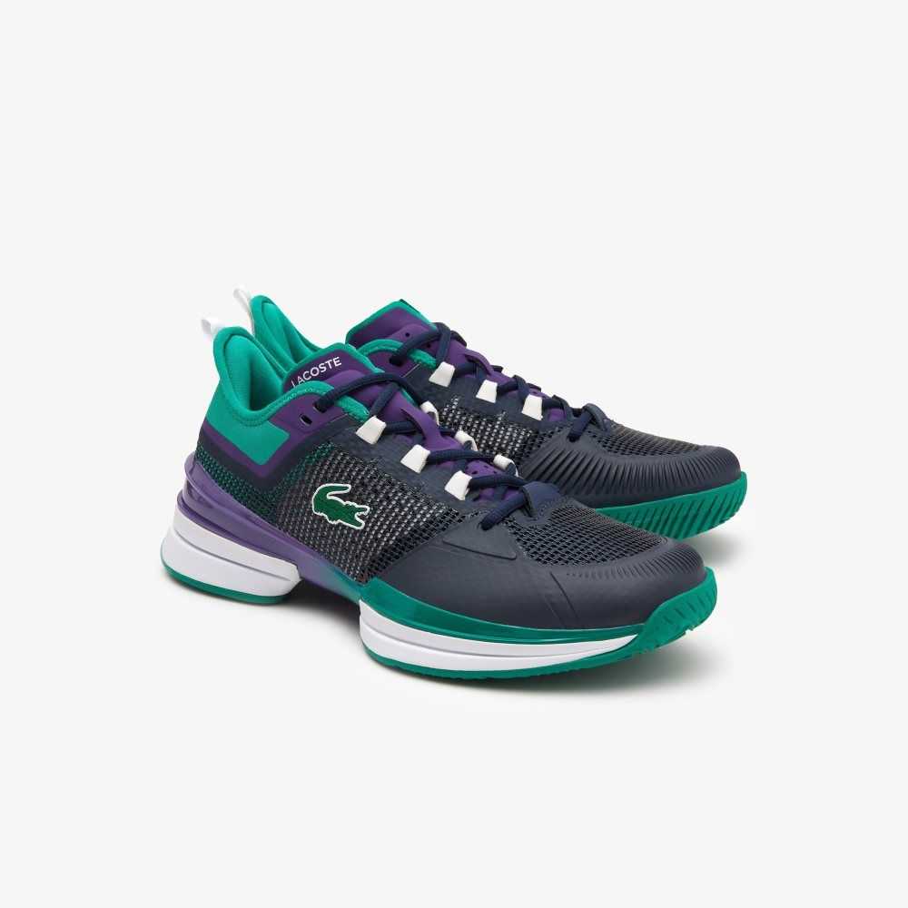 Lacoste AG-LT21 Ultra Tennis Shoes Blk/Trqs | AJF-872905