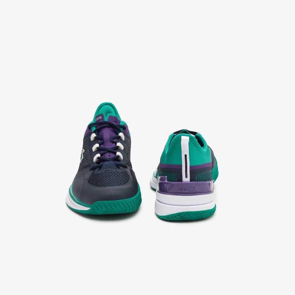 Lacoste AG-LT21 Ultra Tennis Shoes Blk/Trqs | AJF-872905