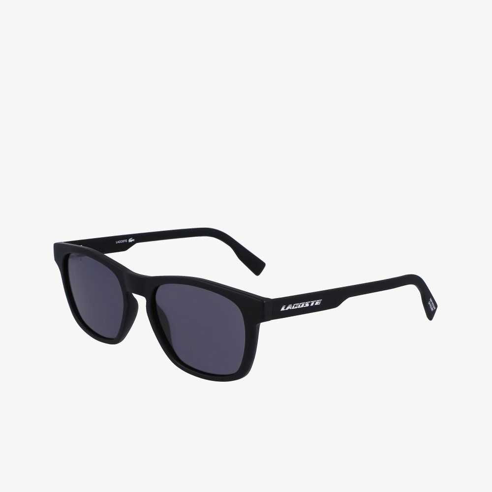 Lacoste Active Sunglasses Black/Blue | UDQ-420798