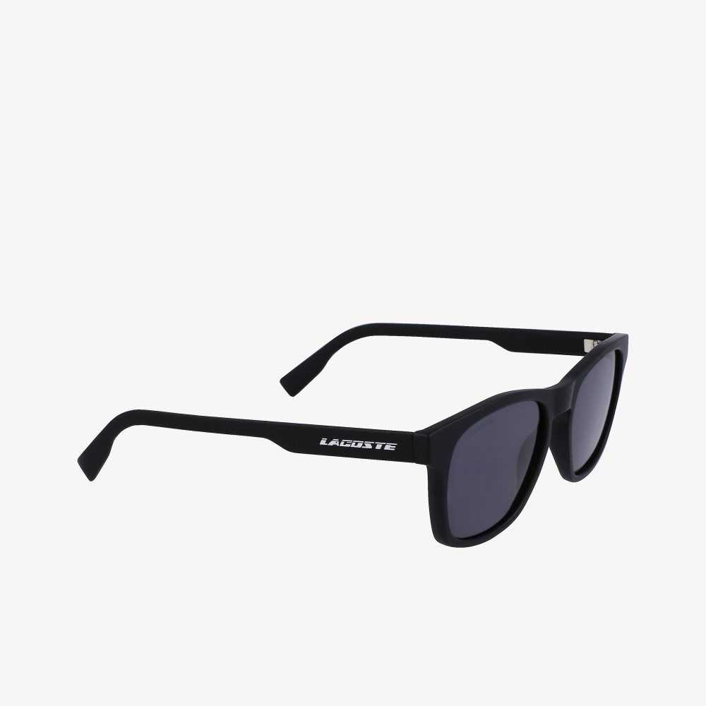 Lacoste Active Sunglasses Black/Blue | UDQ-420798