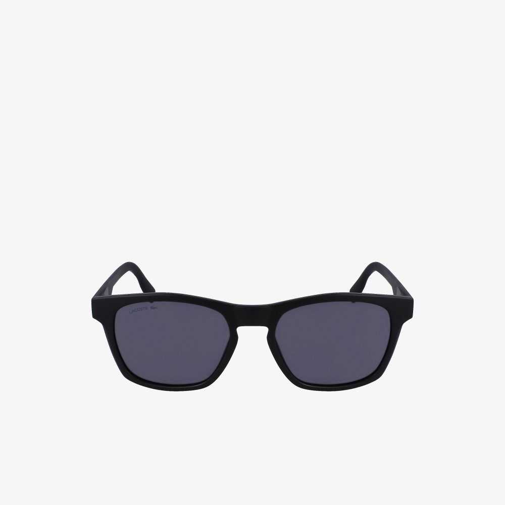 Lacoste Active Sunglasses Black/Blue | UDQ-420798