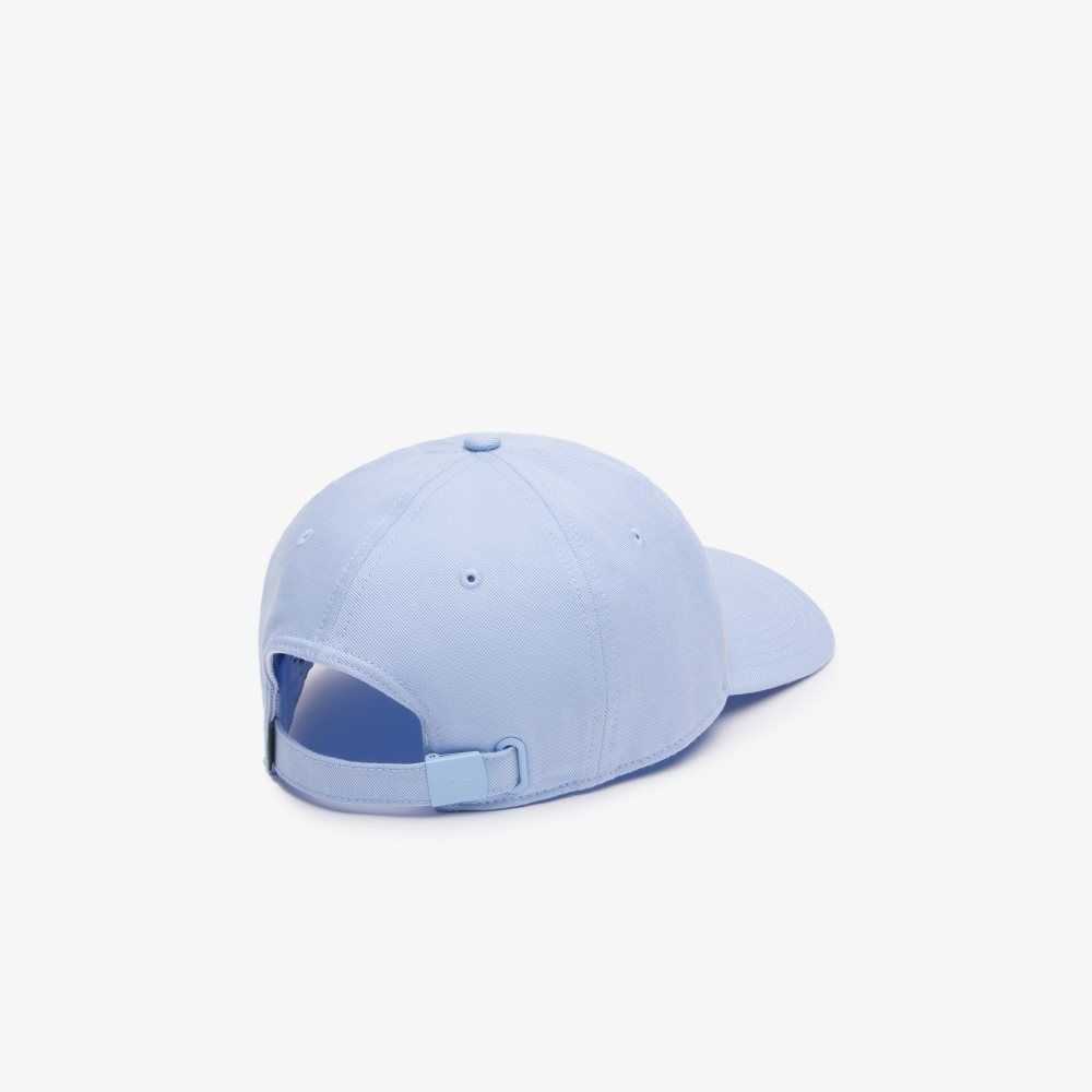 Lacoste Adjustable Organic Cotton Twill Cap Blue | CEQ-978203