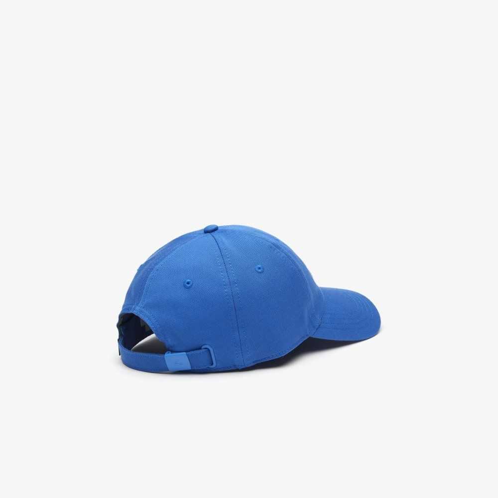 Lacoste Adjustable Organic Cotton Twill Cap Blue | WYJ-730596