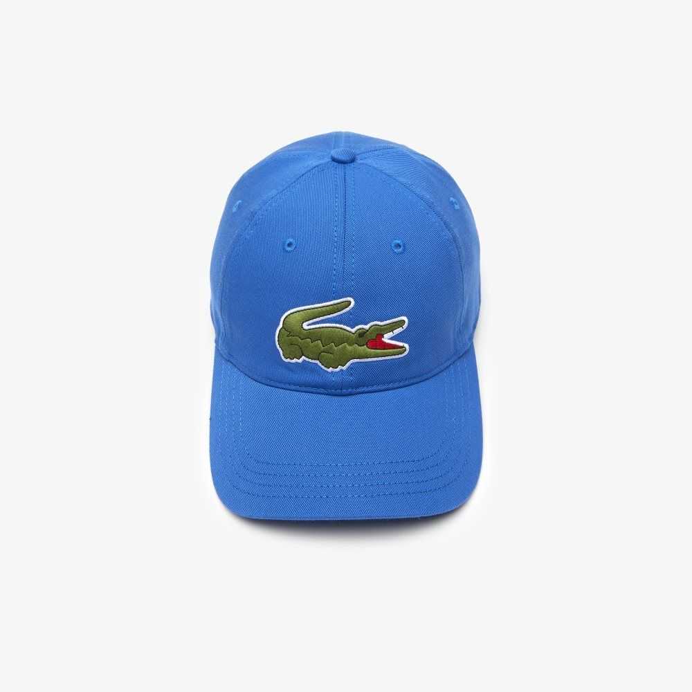 Lacoste Adjustable Organic Cotton Twill Cap Blue | WYJ-730596