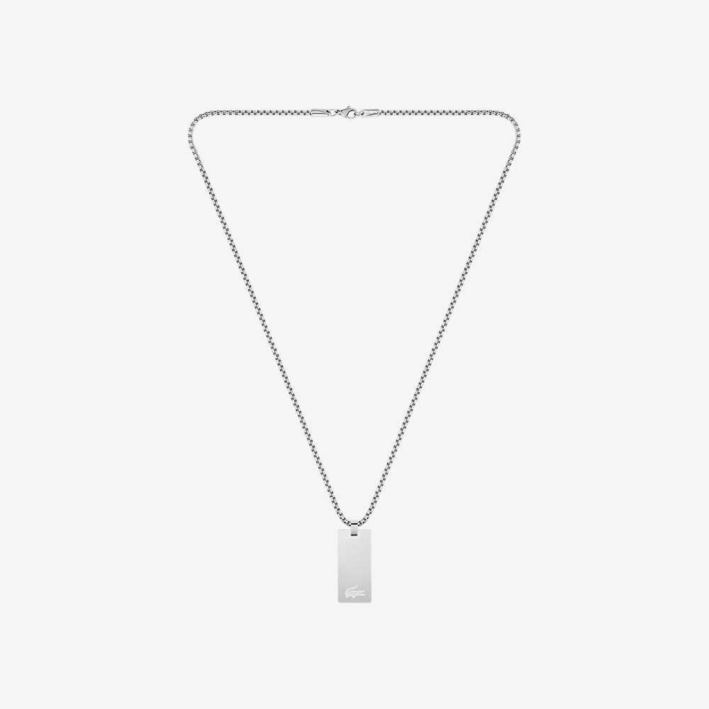 Lacoste Adventurer Necklace Silver | KWY-615374