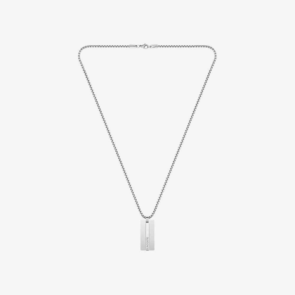 Lacoste Adventurer Necklace Silver | KWY-615374