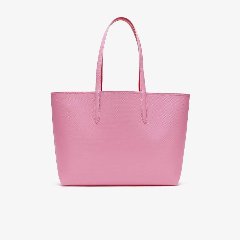 Lacoste Anna Reversible Bicolor Tote Bag Reseda Corrida | ETP-389421