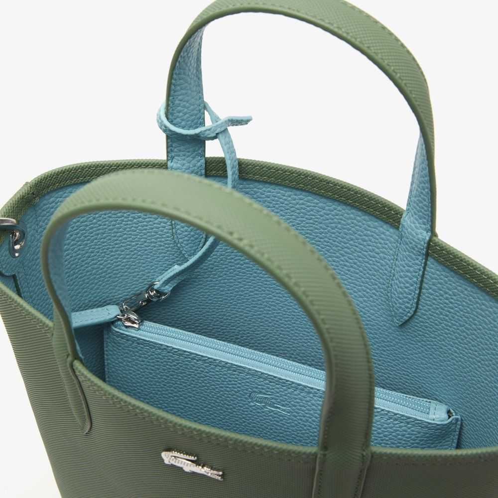 Lacoste Anna Reversible Coated Canvas Tote Bag Frene Littoral | ARX-143708