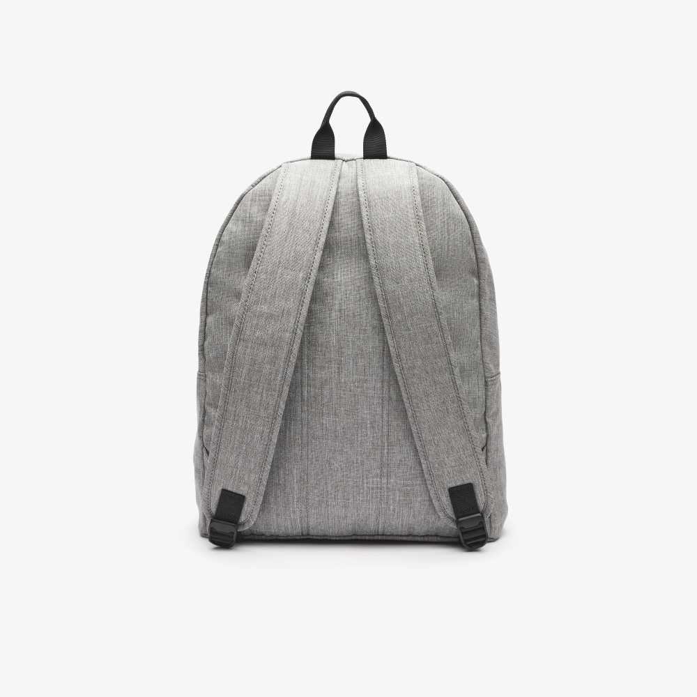 Lacoste Backpack with Laptop Pocket Gris Chine | PTZ-657204