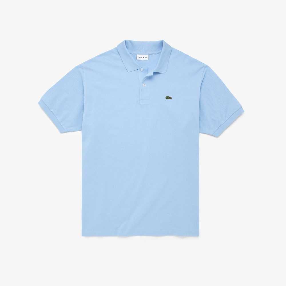 Lacoste Big Fit Cotton Petit Pique Polo Blue | HLT-857043