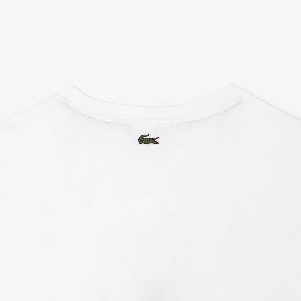 Lacoste Big Fit Jersey T-Shirt White | YRC-046293