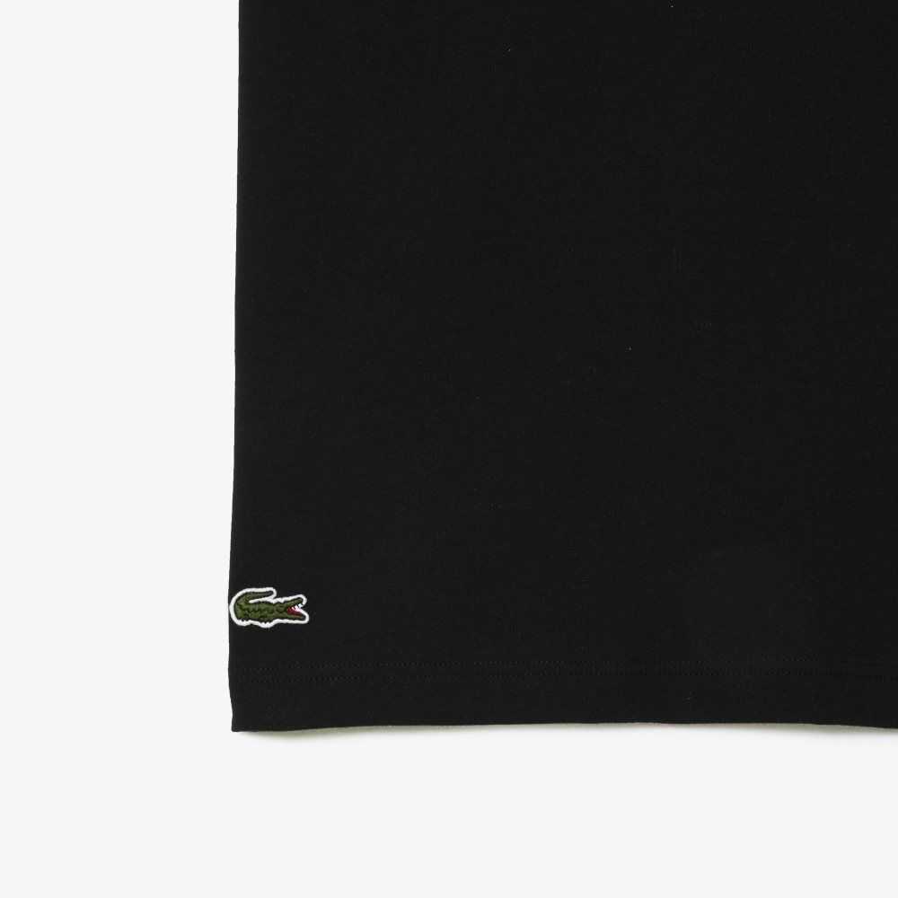 Lacoste Big Fit XXL Logo T-Shirt Black | YWN-452018