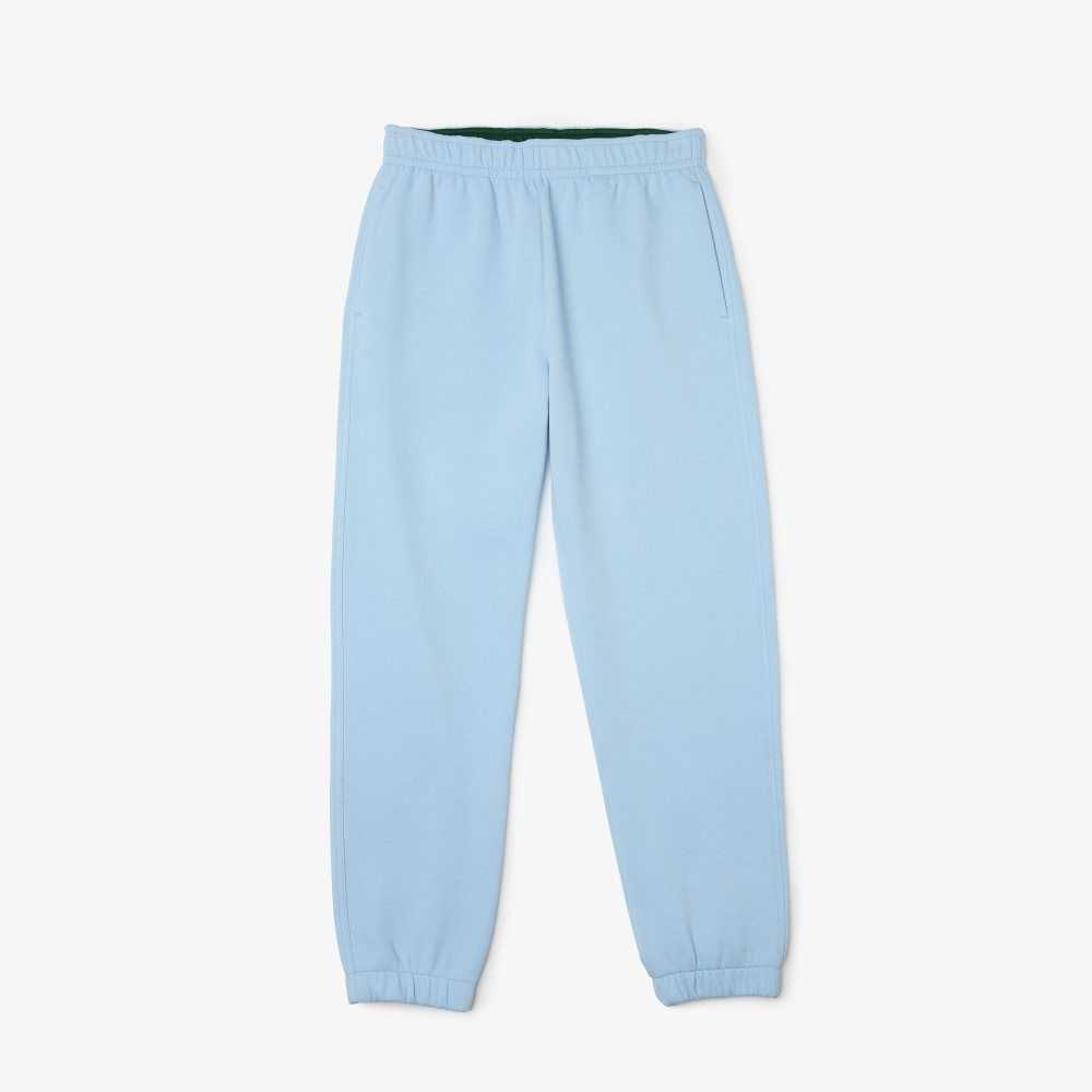 Lacoste Blended Cotton Joggers Blue | NJU-168372