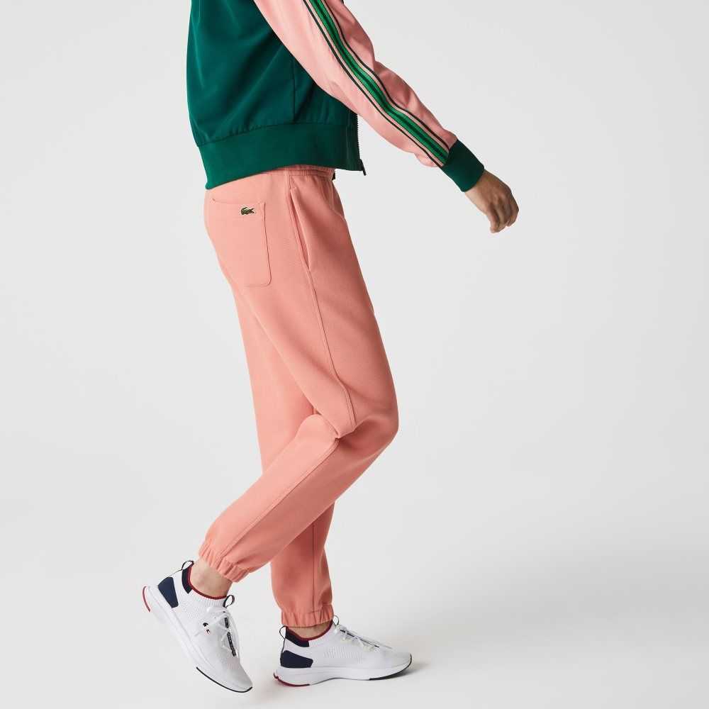 Lacoste Blended Cotton Joggers Pink | SLV-873214