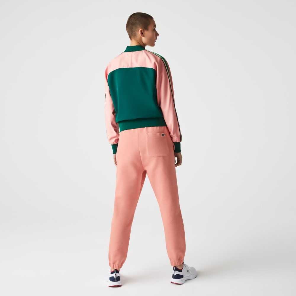 Lacoste Blended Cotton Joggers Pink | SLV-873214