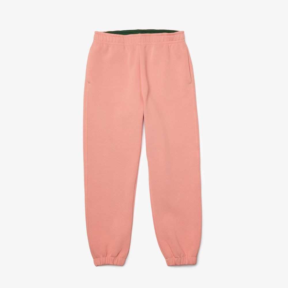 Lacoste Blended Cotton Joggers Pink | SLV-873214