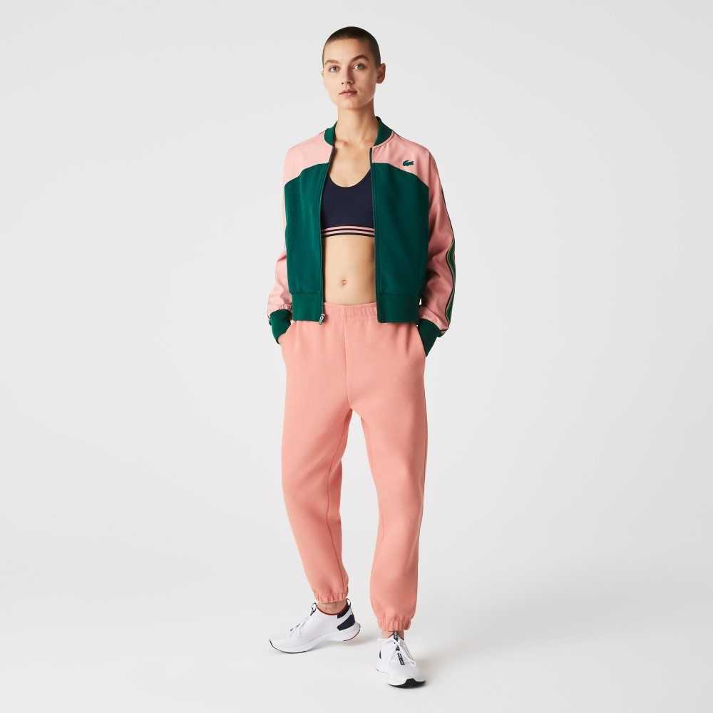 Lacoste Blended Cotton Joggers Pink | SLV-873214