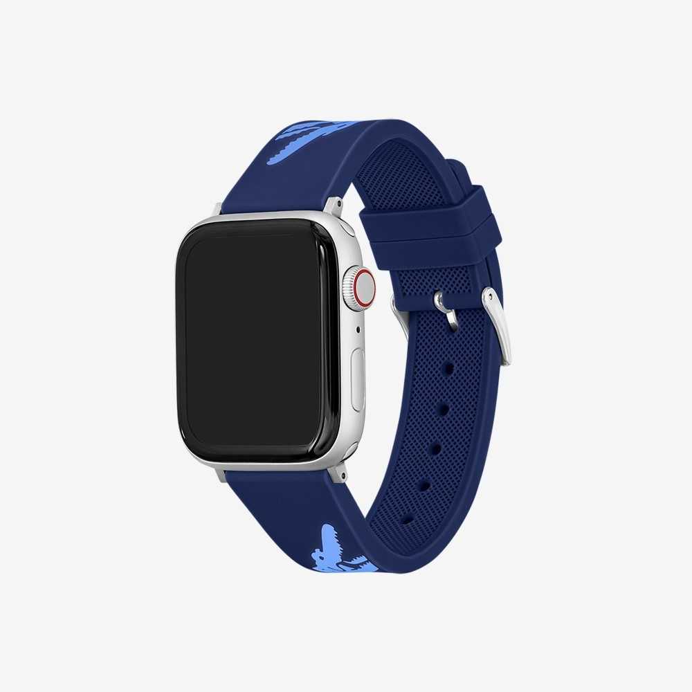 Lacoste Blue Strap For Apple Watch Blue | IGJ-397485