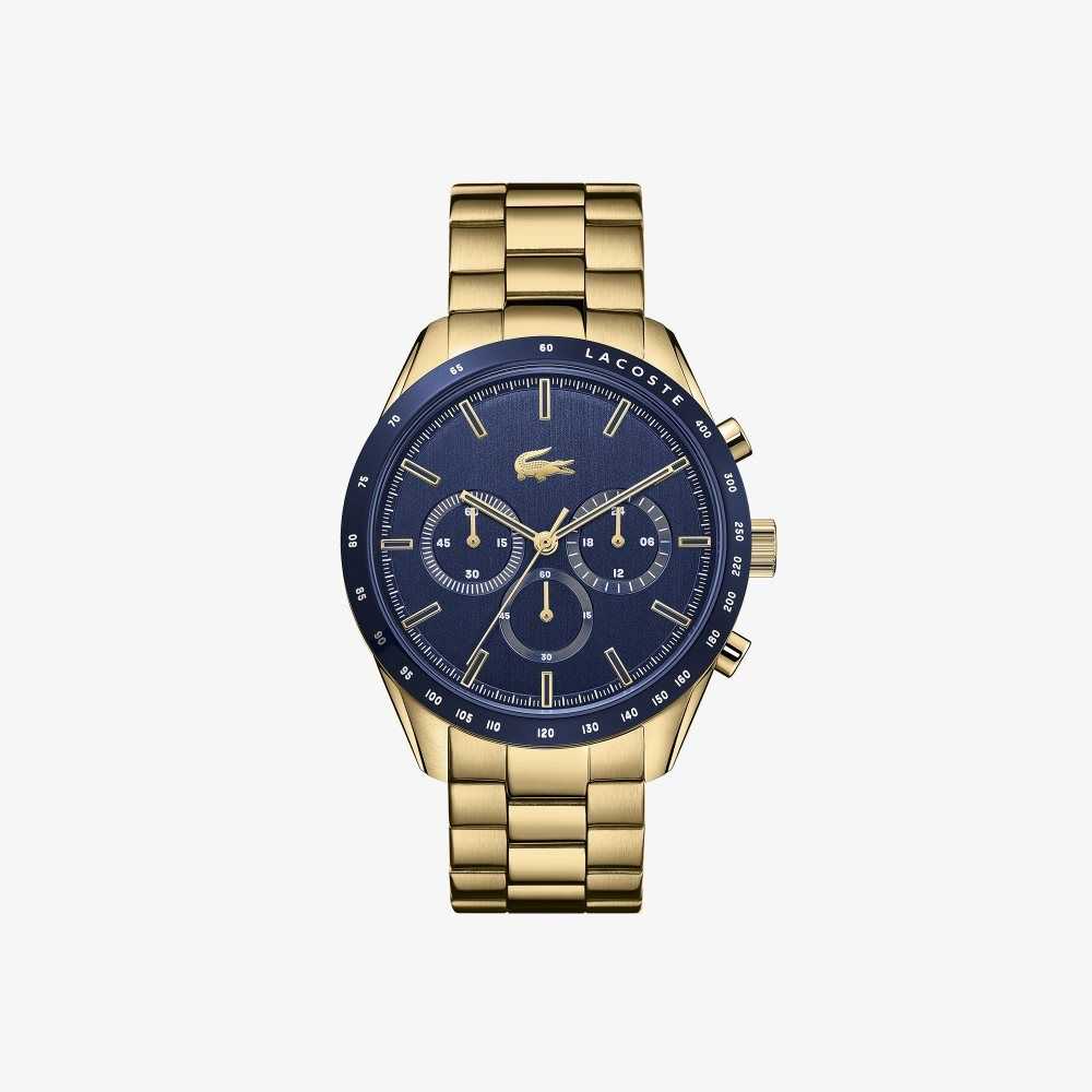 Lacoste Boston Chronograph Ionic Gold Plated Watch Gold | QWM-679584