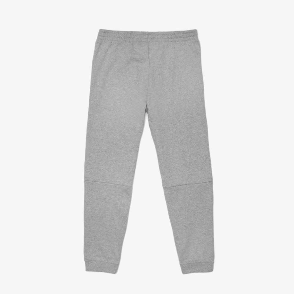 Lacoste Branded Bands Skinny Fleece Jogging Pants Grey Chine | HLV-951864