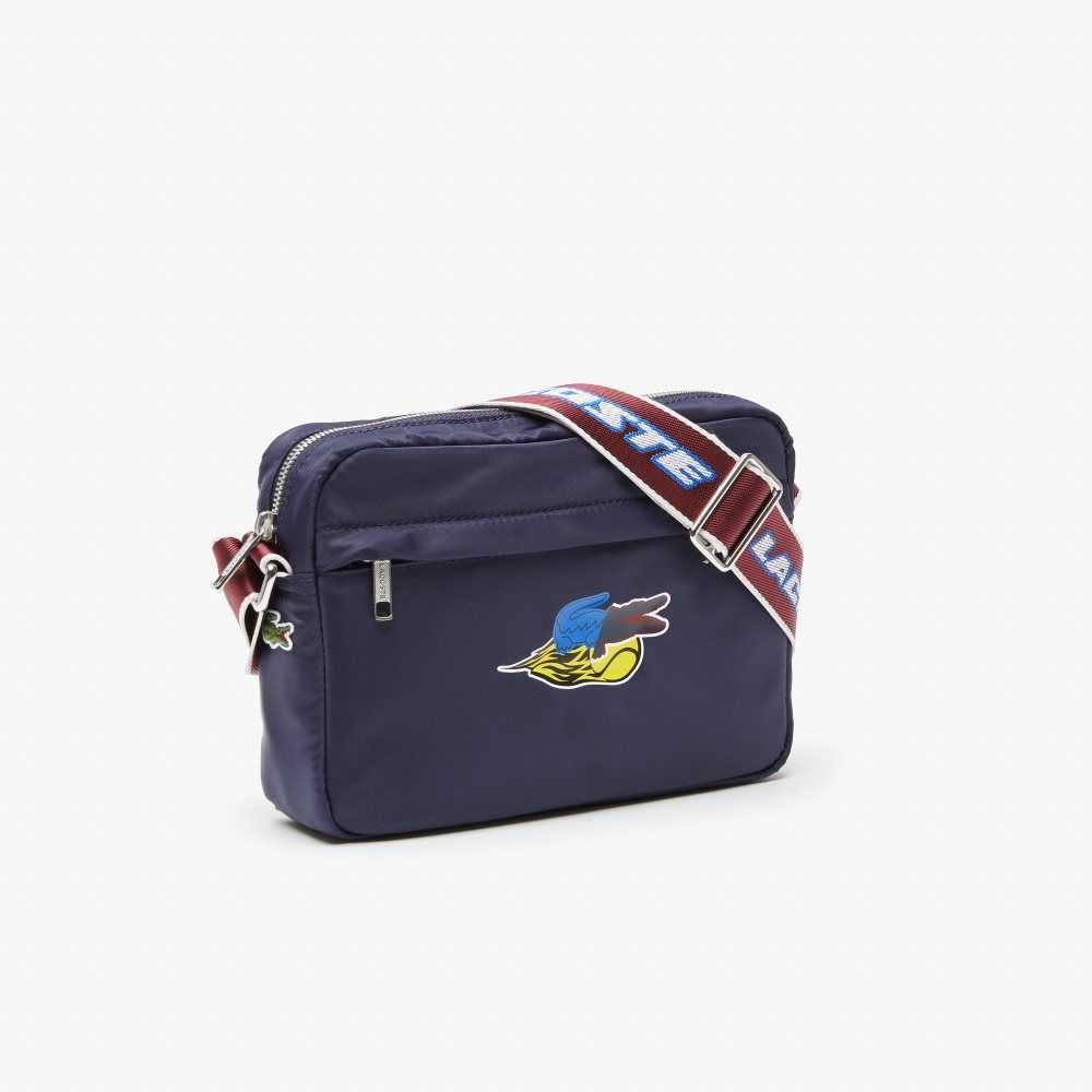 Lacoste Branded Crossover Bag Marine 166 Andrinople | PKU-869321