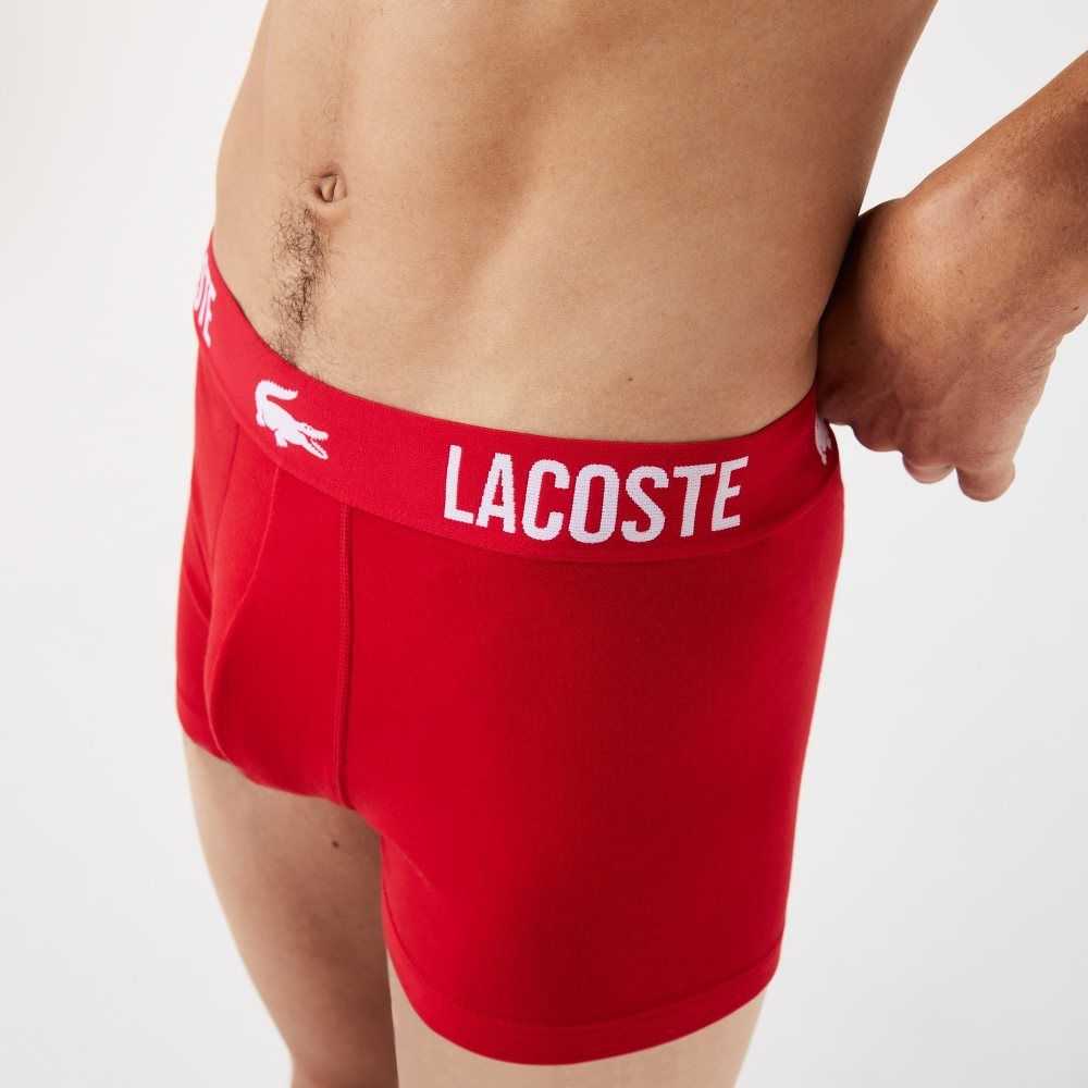 Lacoste Branded Jersey Trunk 3-Pack Tr2 | OHM-693540