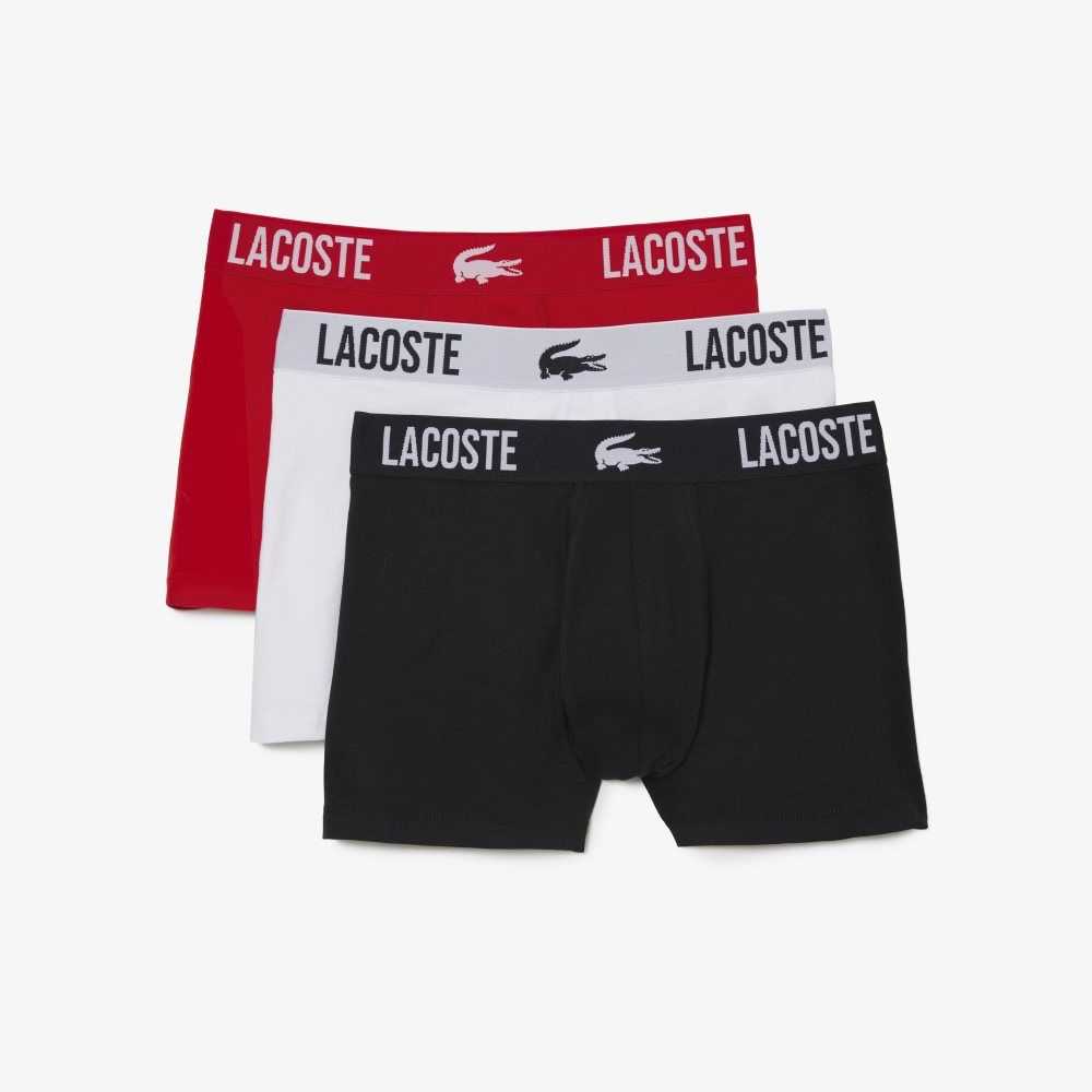 Lacoste Branded Jersey Trunk 3-Pack Tr2 | OHM-693540