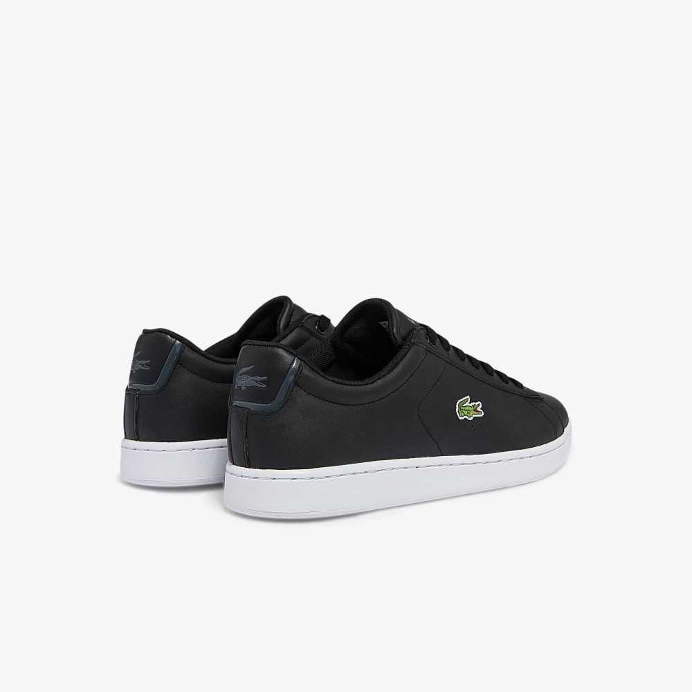 Lacoste Carnaby BL Leather Sneakers Black/White | MVY-756301