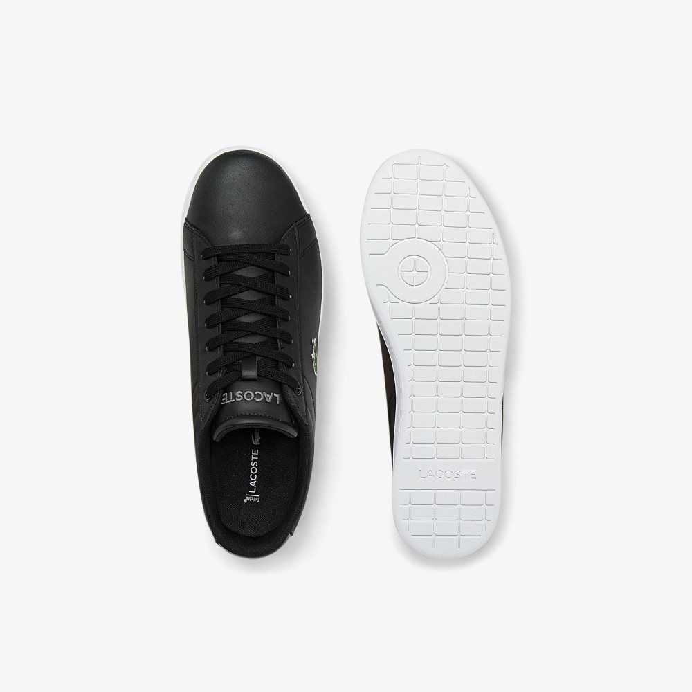 Lacoste Carnaby BL Leather Sneakers Black/White | MVY-756301